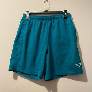 Teal Gymshark Shorts